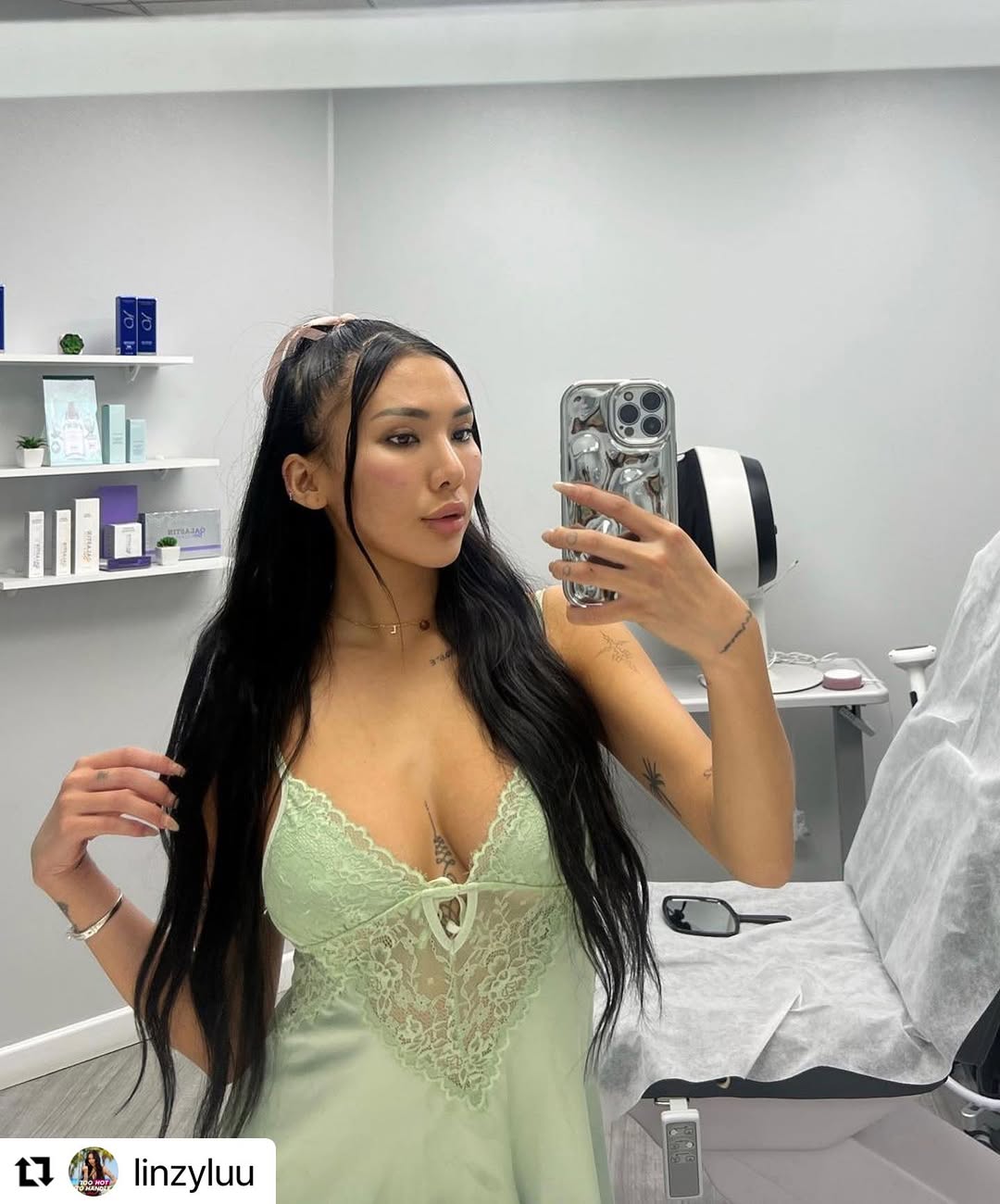 @linzyluu, a Skinsation LA client featured on Instagram